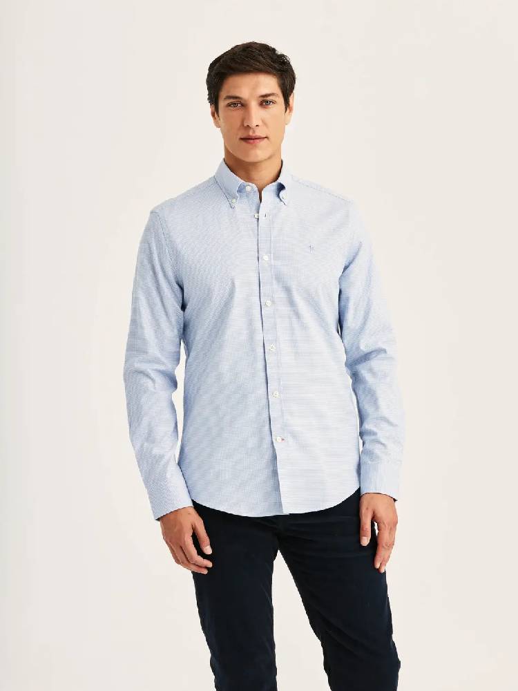 Watts Stretch Flannel Shirt-Slim Fit