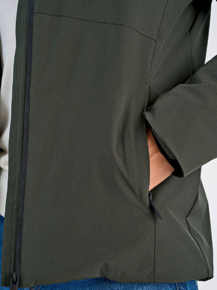 Short parka jacket