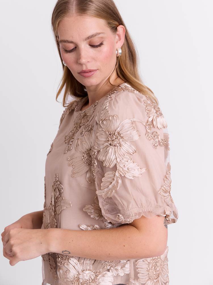 Etoile embroidery bluse
