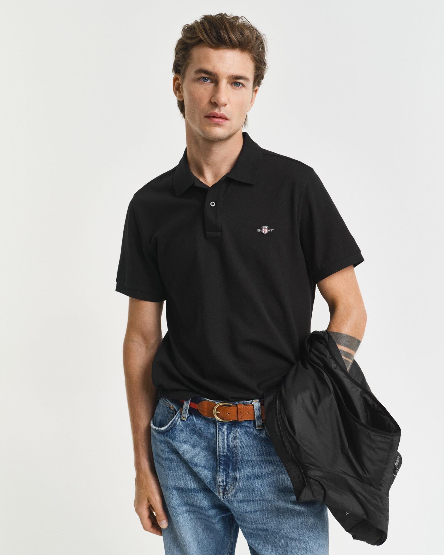 Reg Shield Ss Pique Polo
