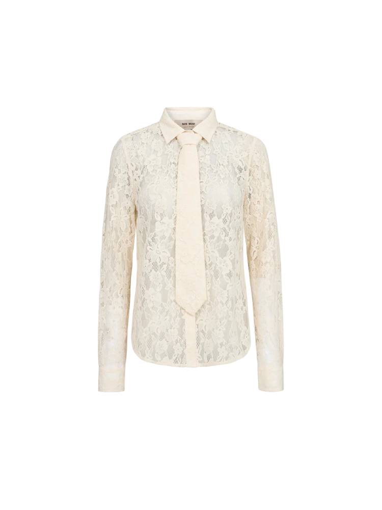 Mmkether Lace Tie Shirt