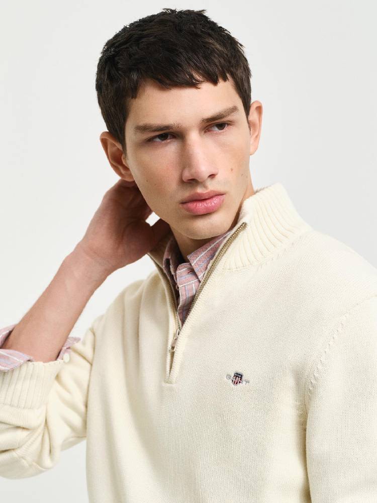 Bomullsgenser Med Half-Zip