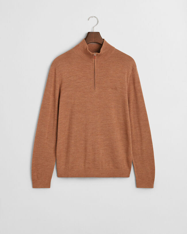 EXTRAFINE MERINO WOOL HALF ZIP