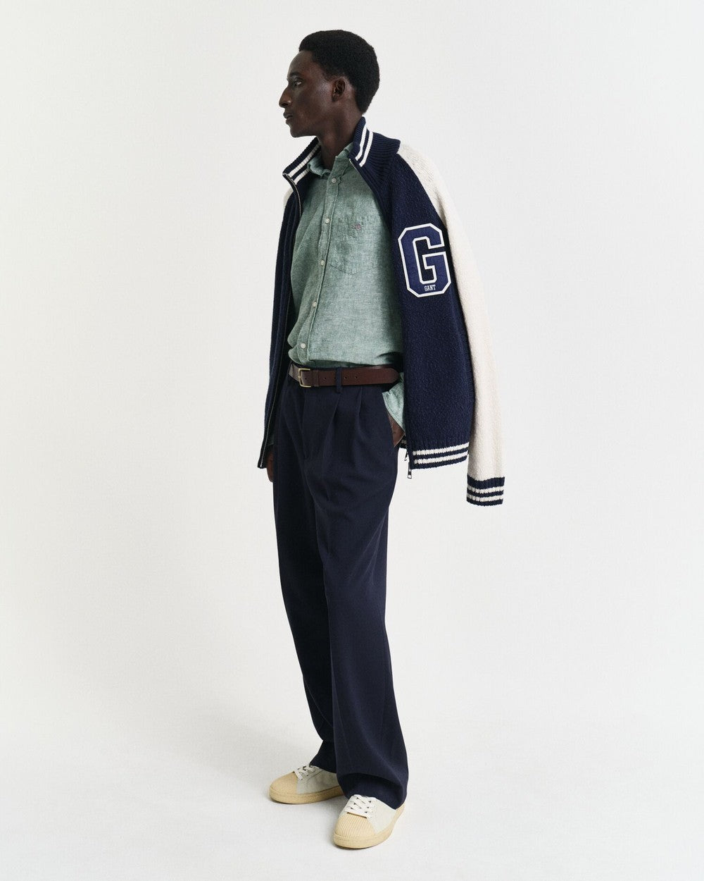 REG COTTON LINEN SHIRT
