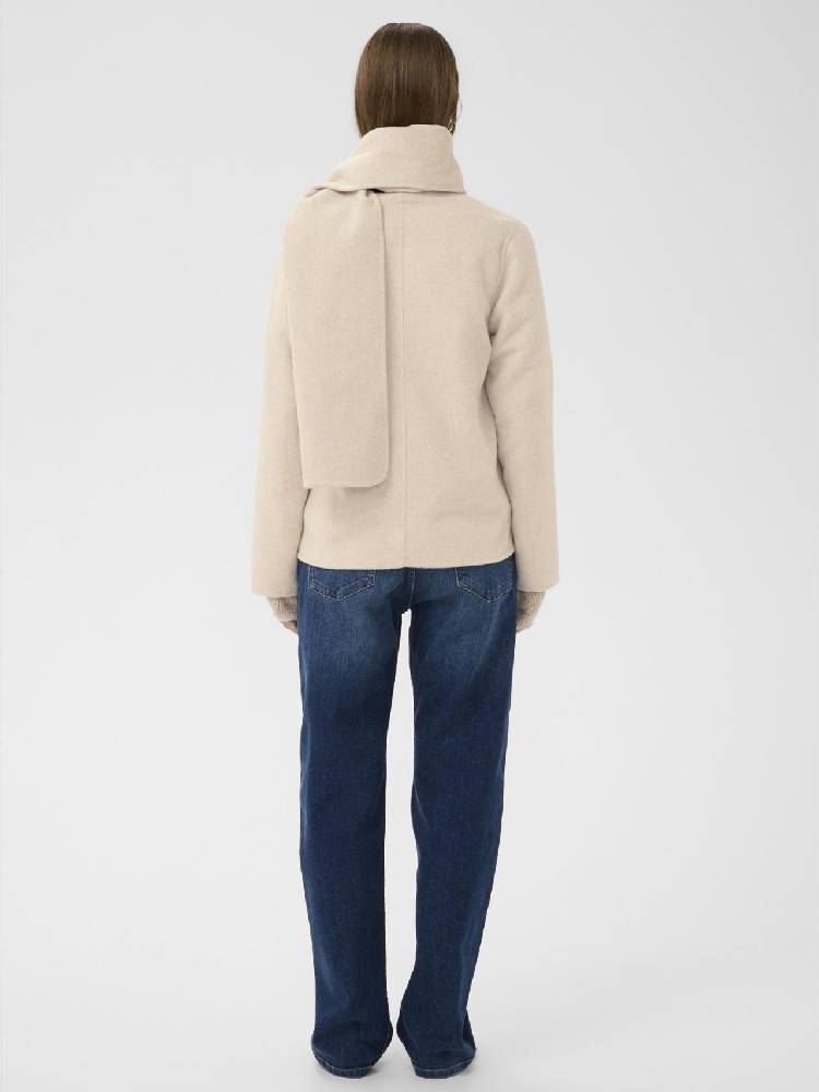 Haizleyiw Scarf Coat