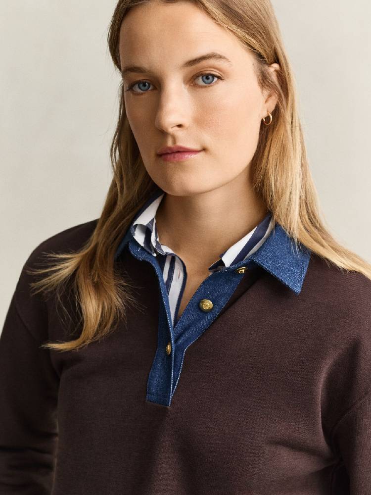 Denim Collared Heavy Rugger