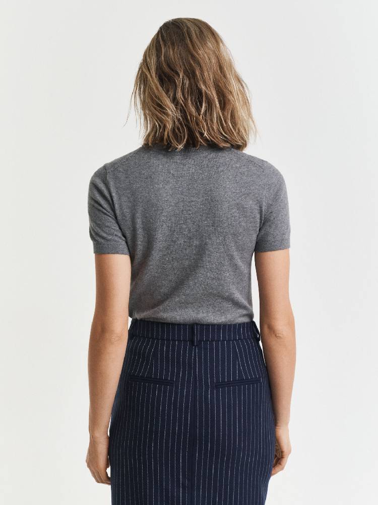 Light Knit Ss C-Neck