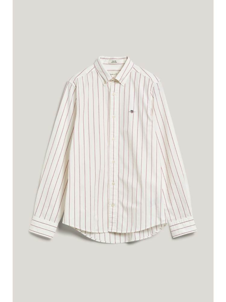 SLIM OXFORD STRETCH STRIPE SHIRT