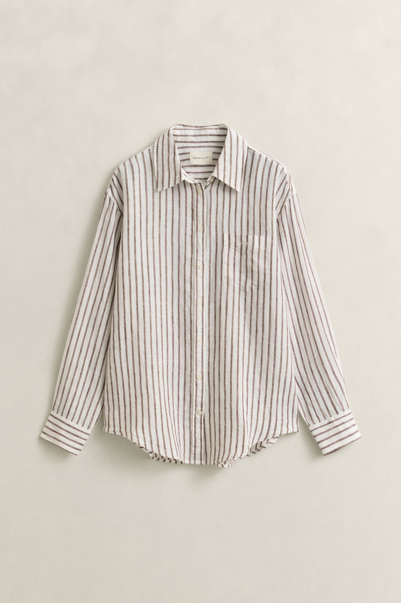 Rel Striped Linen Ls Shirt