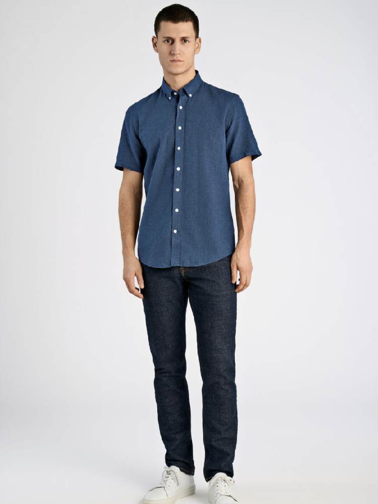 Linen/cotton shirt S/S