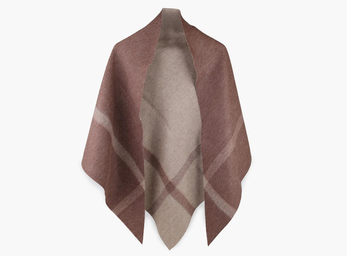 Nina Double Sided Wool Shawl