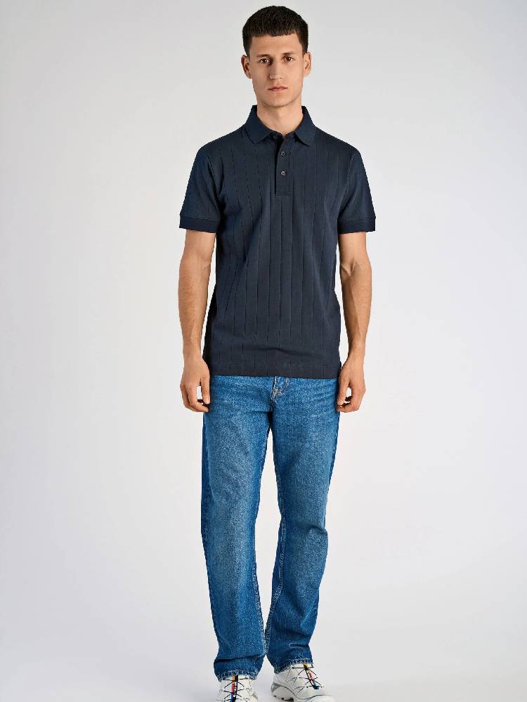 Needle drop polo S/S