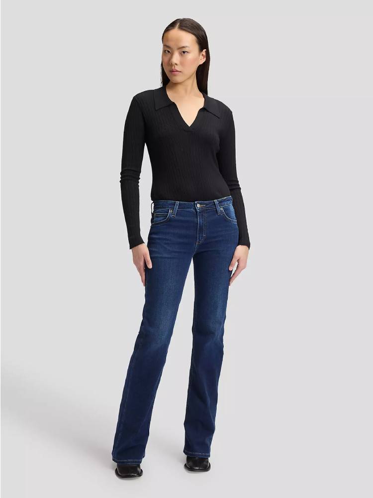 Lana Mid Rise Bootcut Jeans