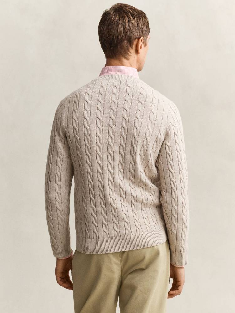 Cotton Cable C-Neck