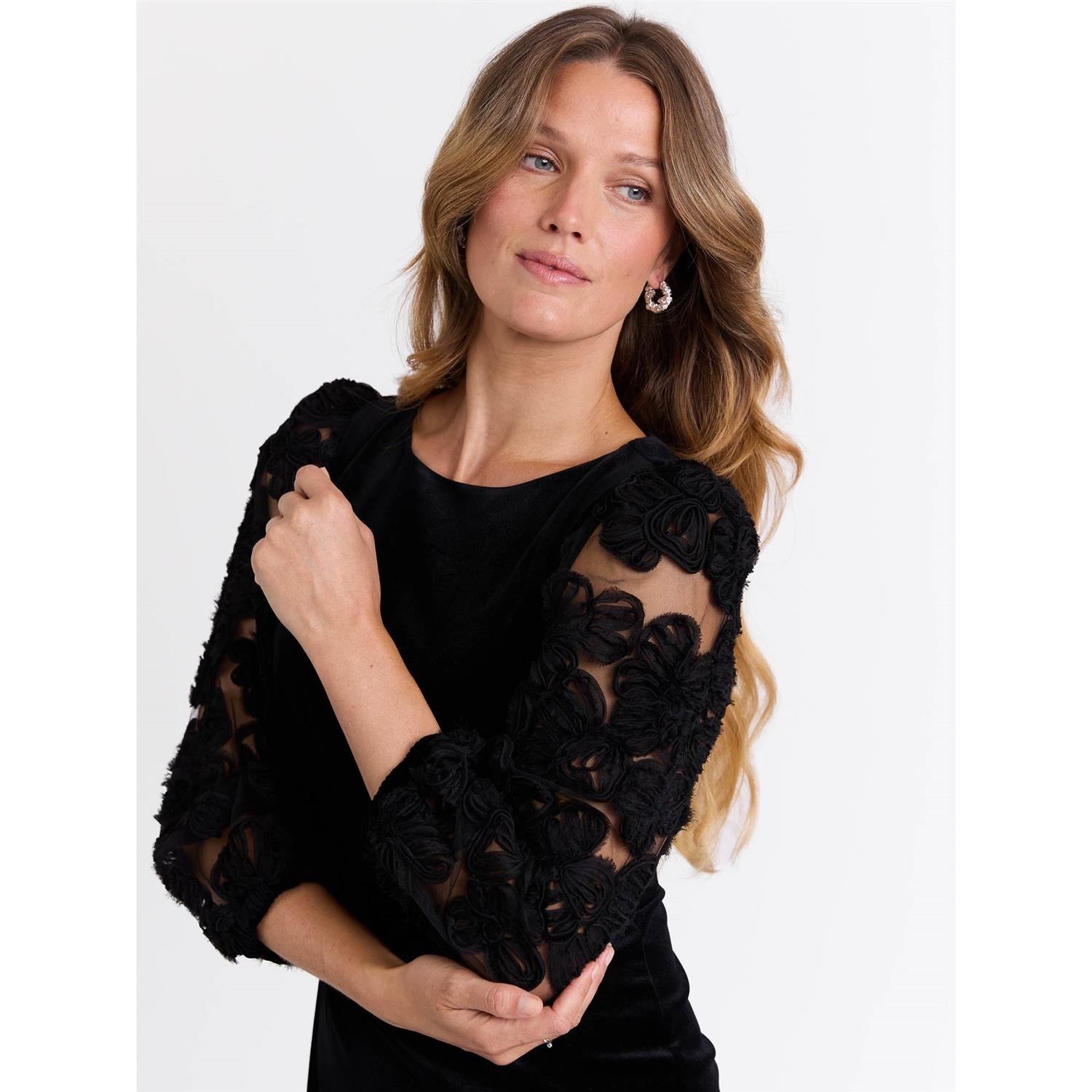 Ingrid velourkjole