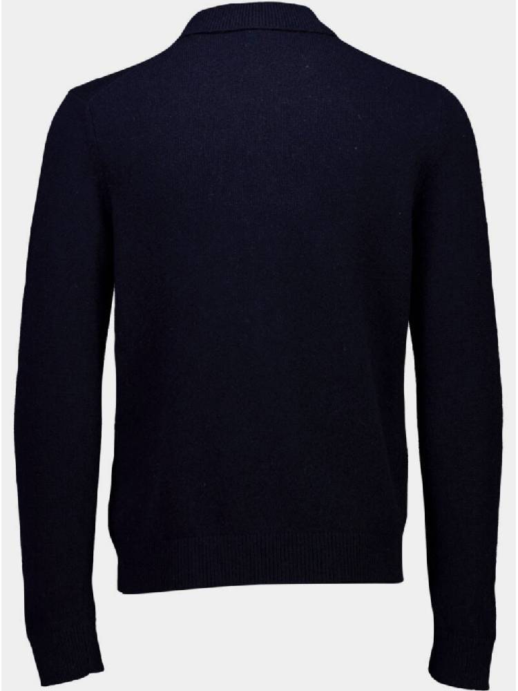 Lambswool L/S cardigan w zip