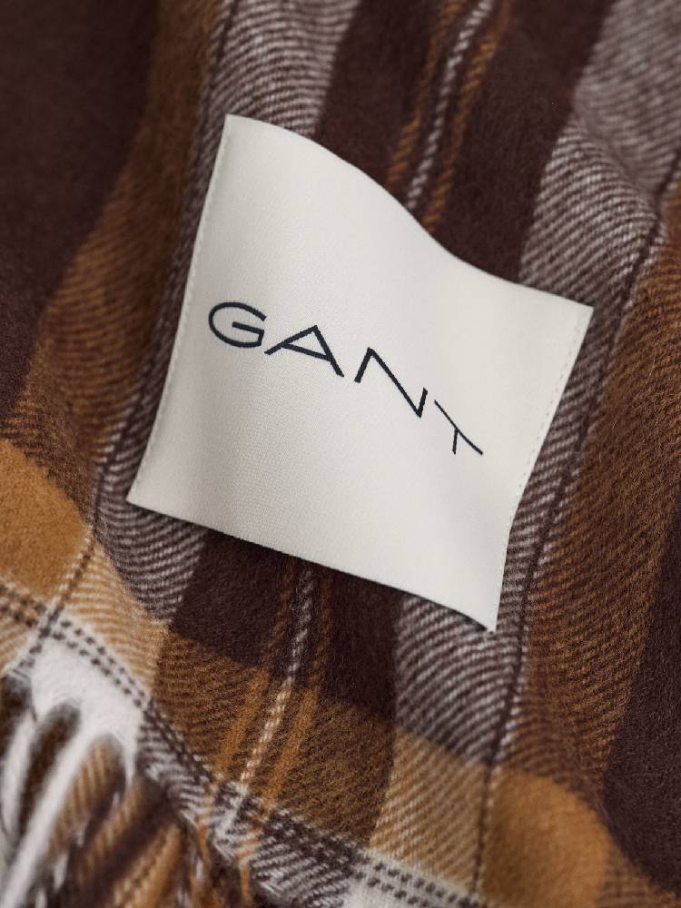 Tartan Check Wool Scarf