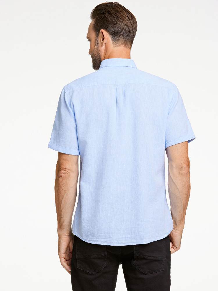 Cotton/linen shirt S/S