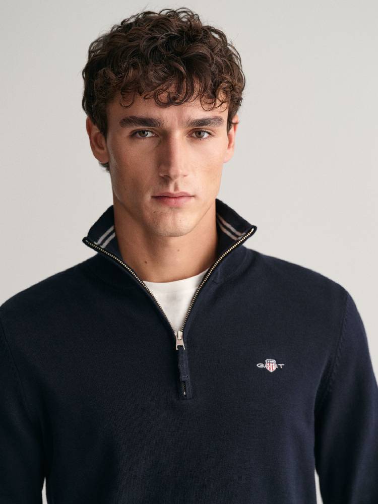 CLASSIC COTTON HALF ZIP