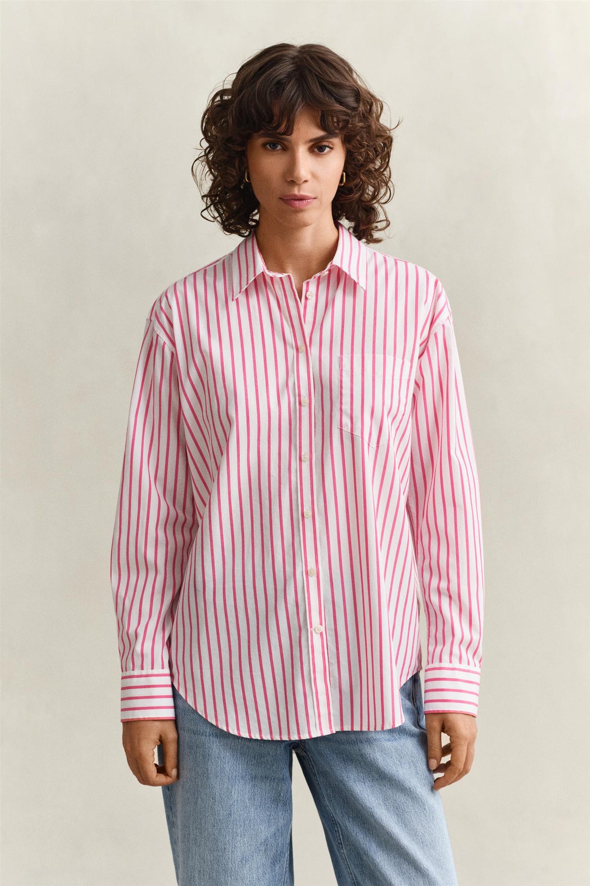 Rel Classic Poplin Striped Shirt