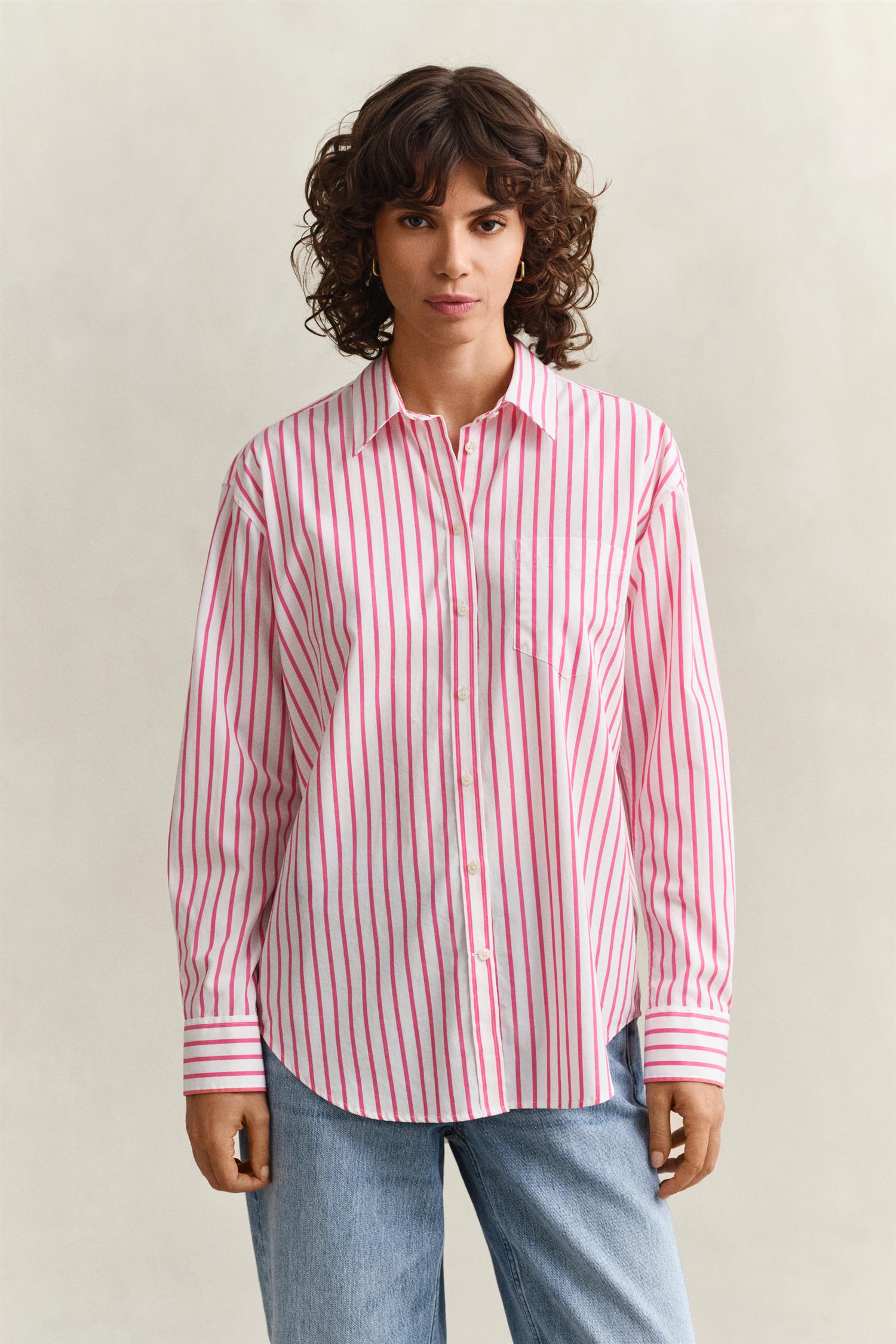 Rel Classic Poplin Striped Shirt