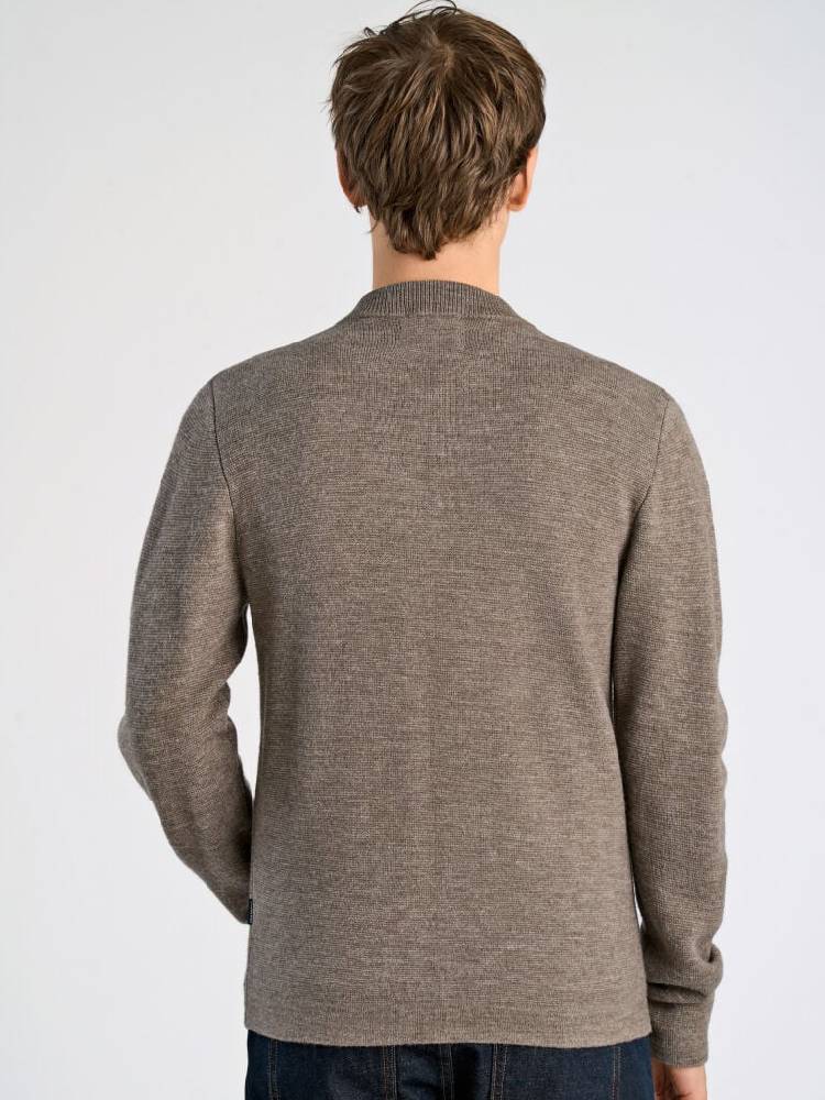 Zip through cardigan