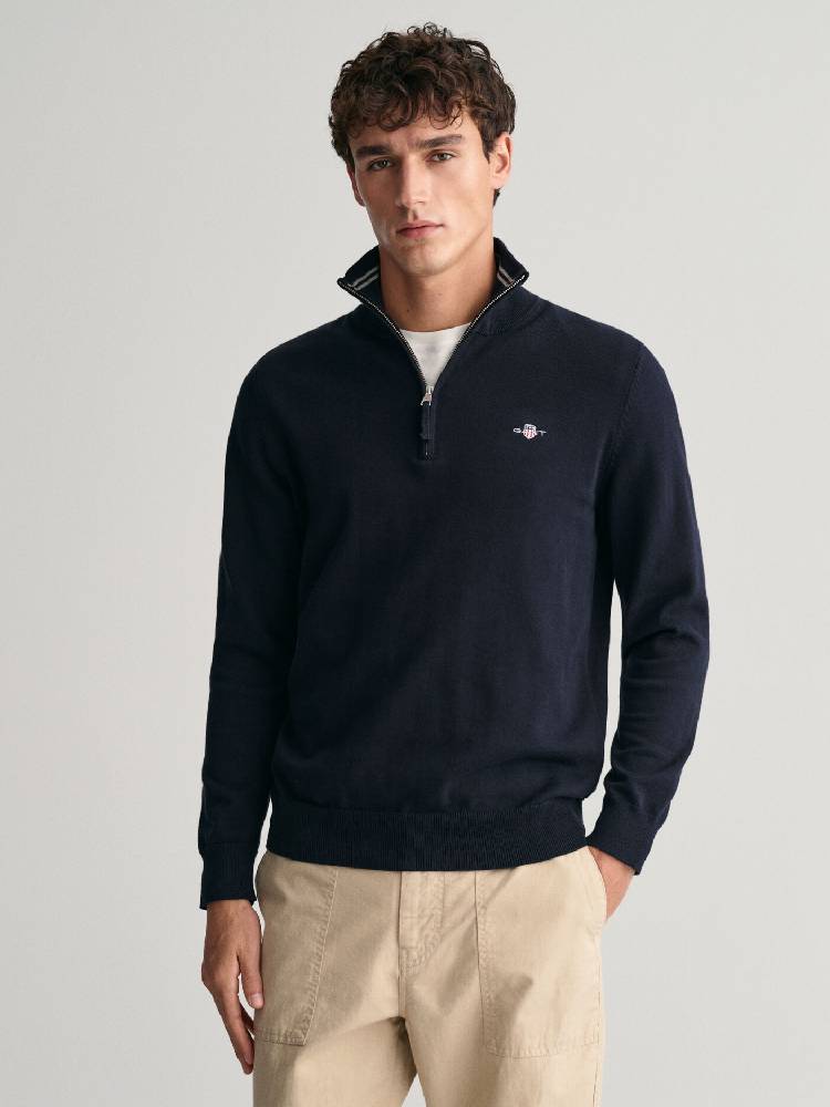 CLASSIC COTTON HALF ZIP