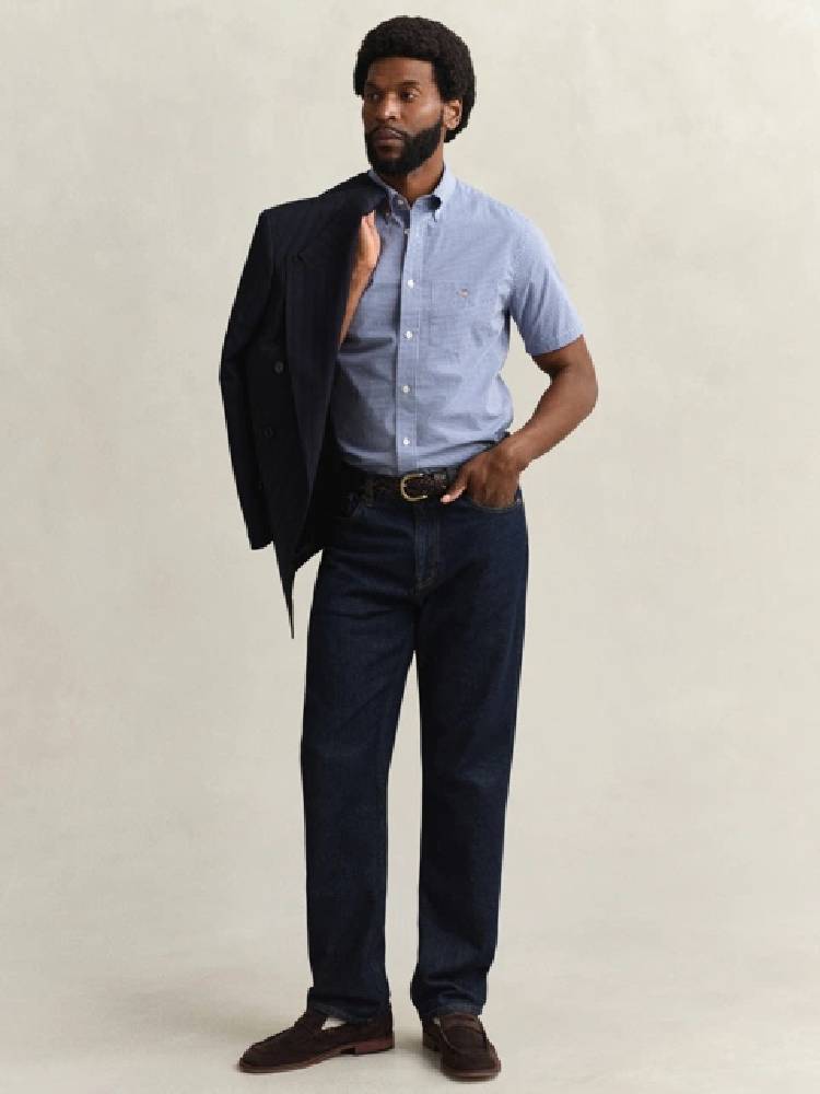 Reg Classic Poplin Ss Shirt