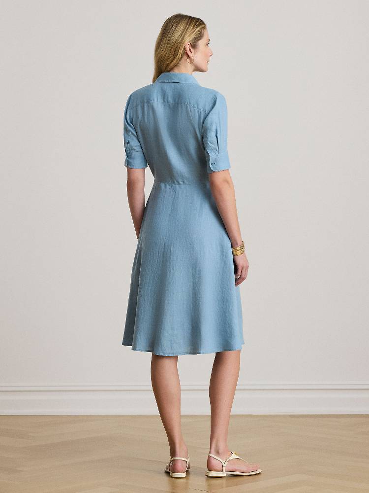 WAKANA-ELBOW SLEEVE-DAY DRESS