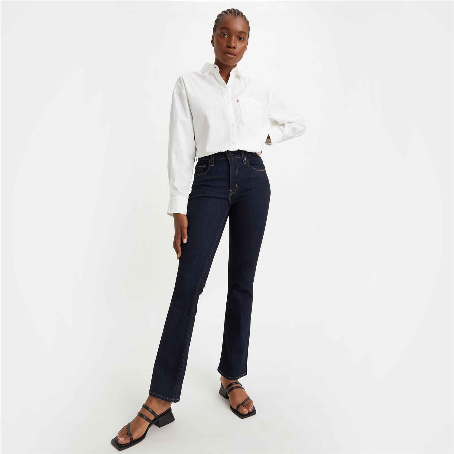 725 HIGH RISE BOOTCUT BLUE WAVE RINSE