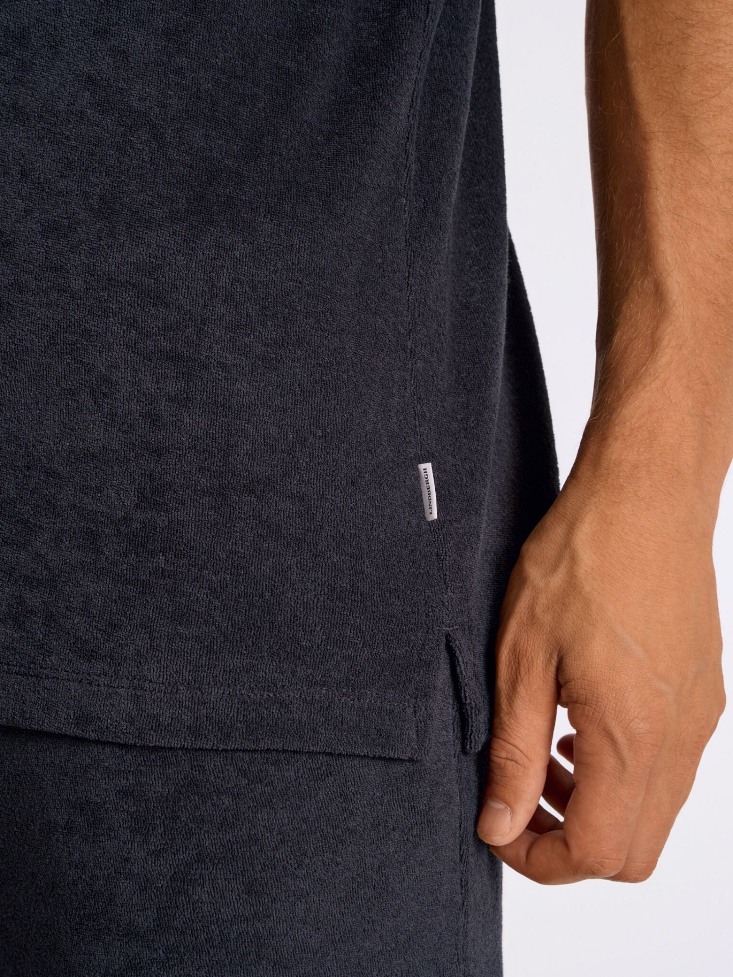 Relaxed fit towel shirt S/S