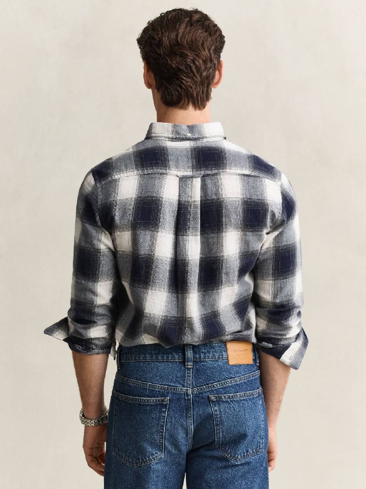 Reg Windblown Flannel Check Shirt