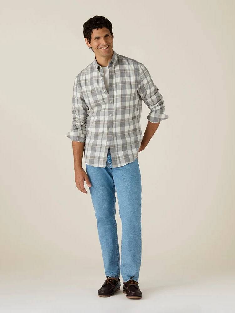 Casual Check Flannel B.D Shirt