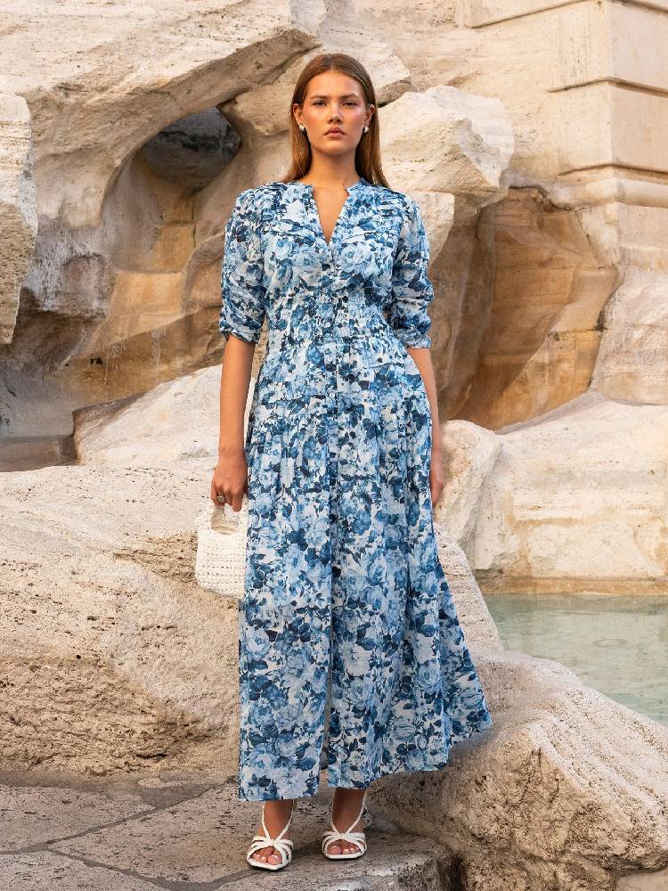 Fabienne Dress Bleu De France