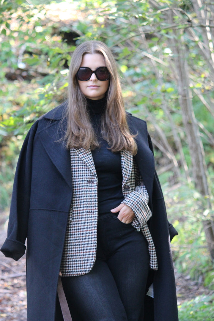 REG HOUNDSTOOTH BLAZER
