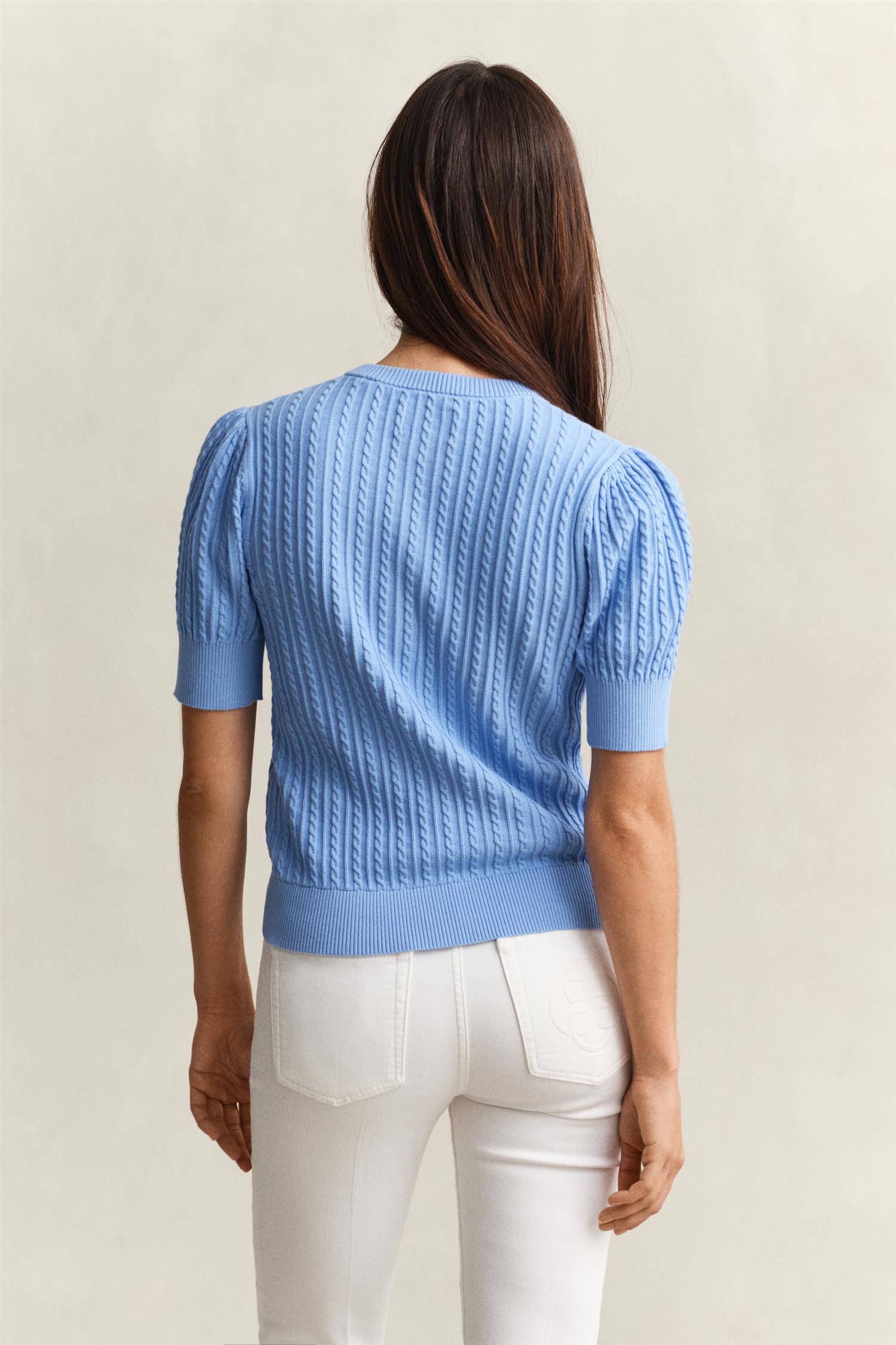 Cotton Cable Ss Cardigan