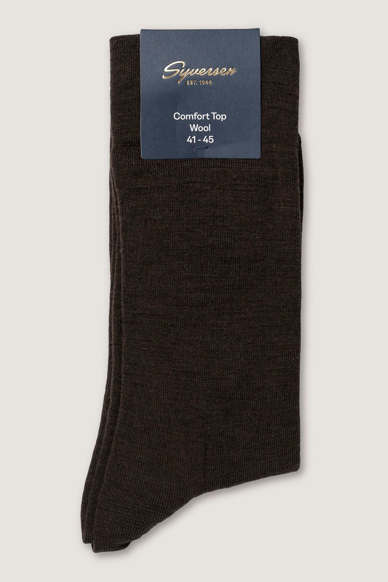 Wool Crew Comfort Top Sock