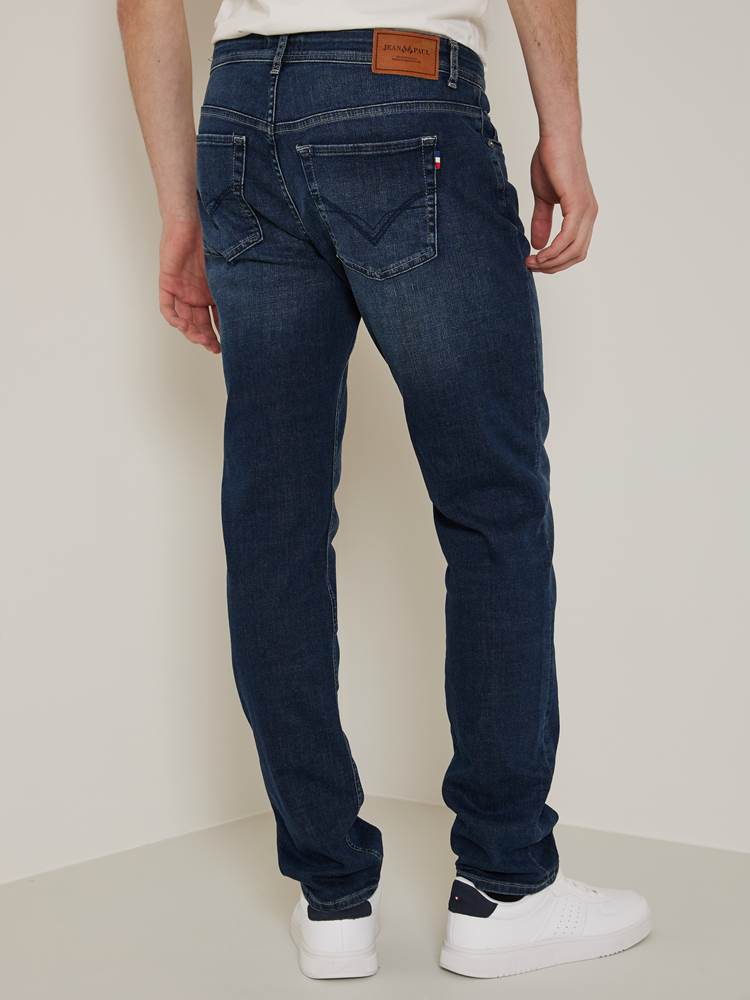Pierre deep blue stretch