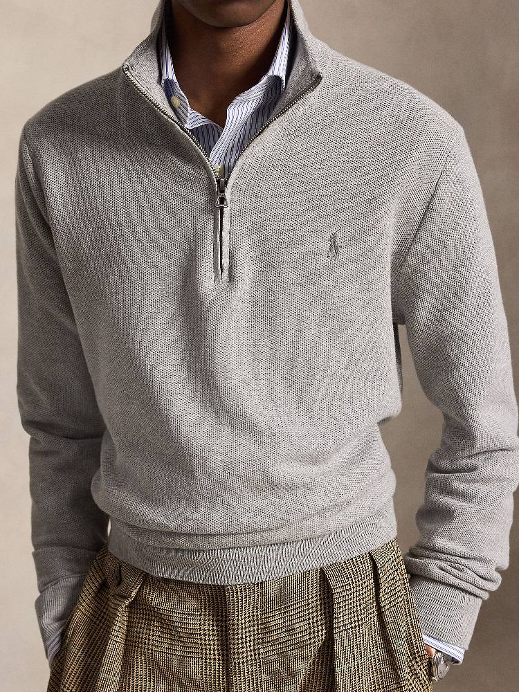 SWEATER-HALF ZIP