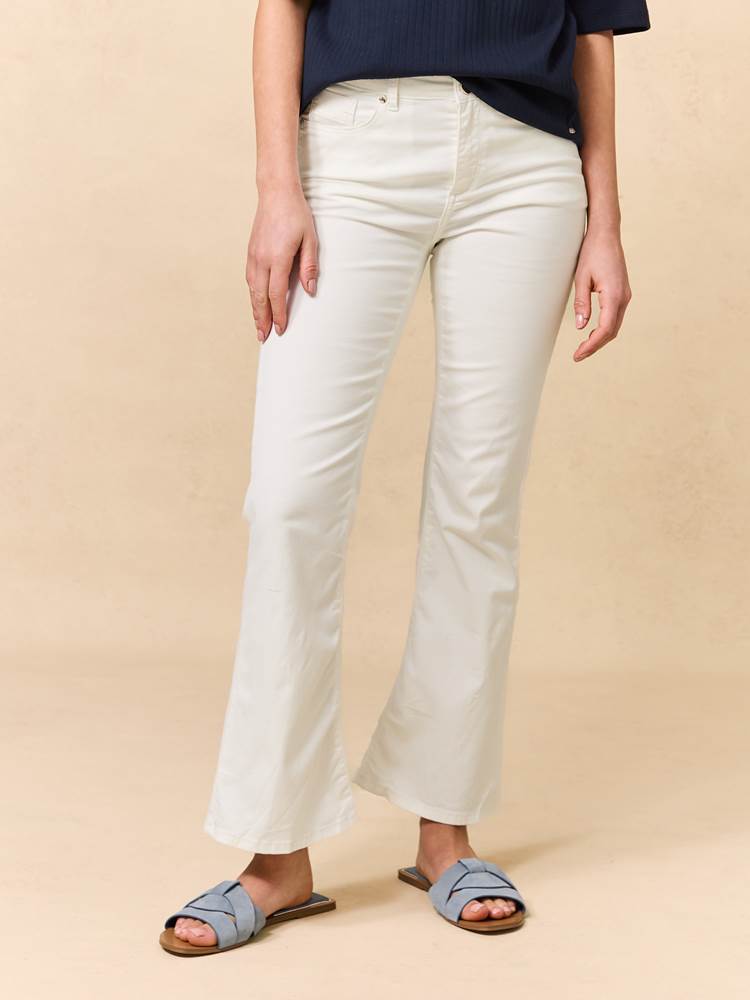 Sabine cropped flared color