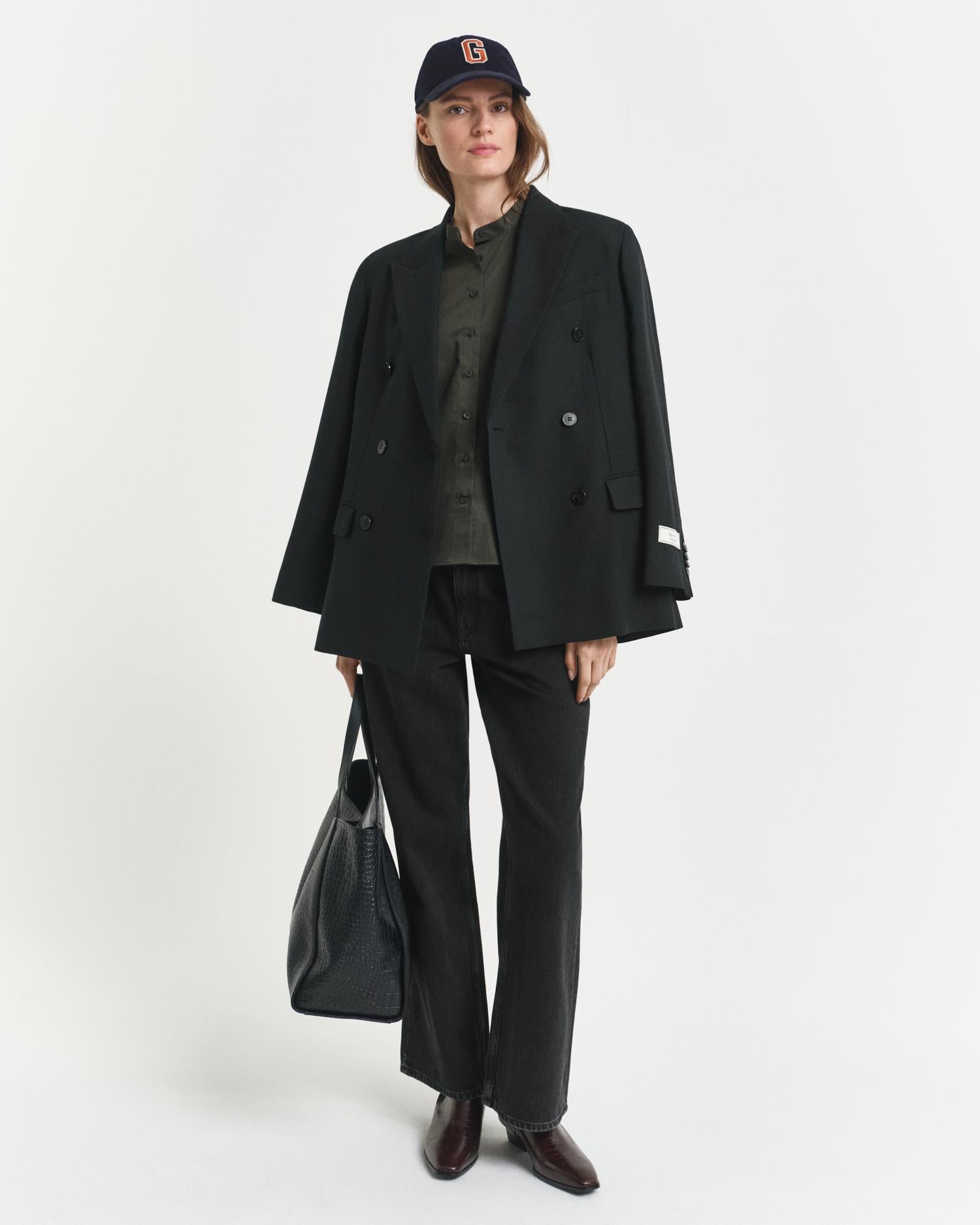 REG COTTON SATIN BLOUSE