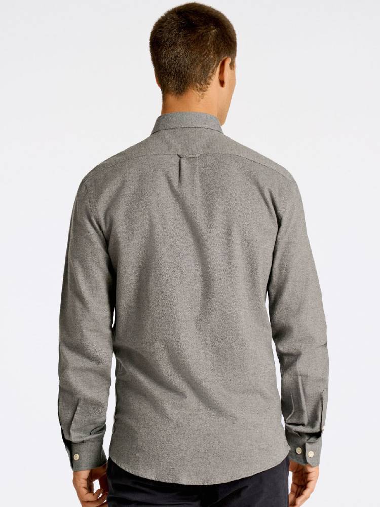 Mélange brushed shirt L/S
