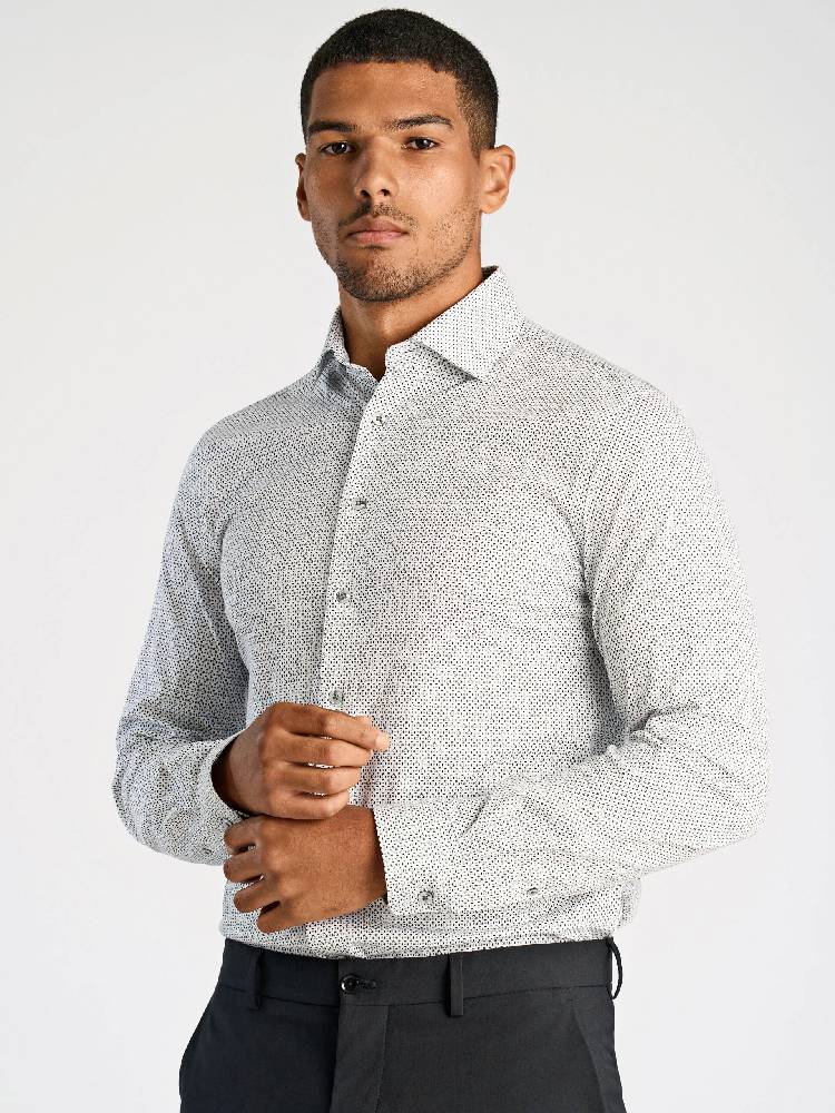 AOP knitted shirt L/S