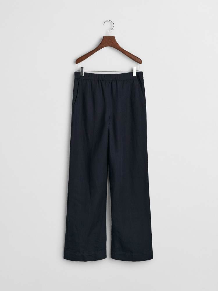 LINEN BLEND PULL ON PANTS