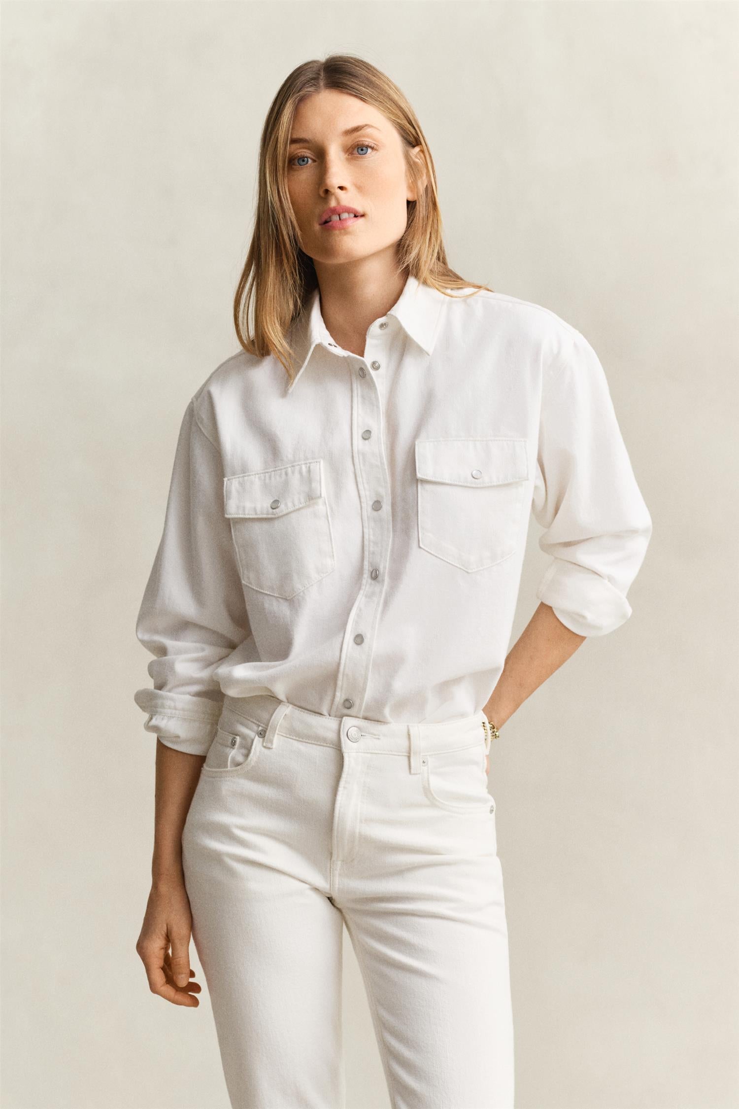 Rel Pocket Denim Ls Shirt