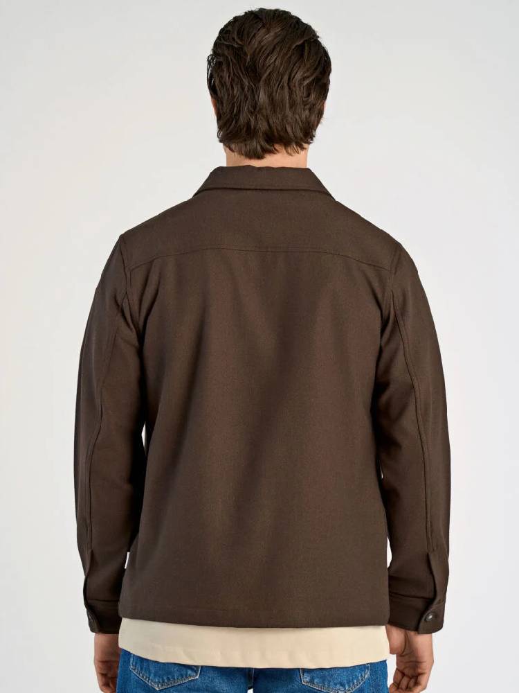 Superflex Brushed Melange Overshirt