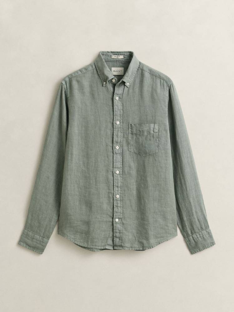 Reg Gmnt Dyed Linen Shirt