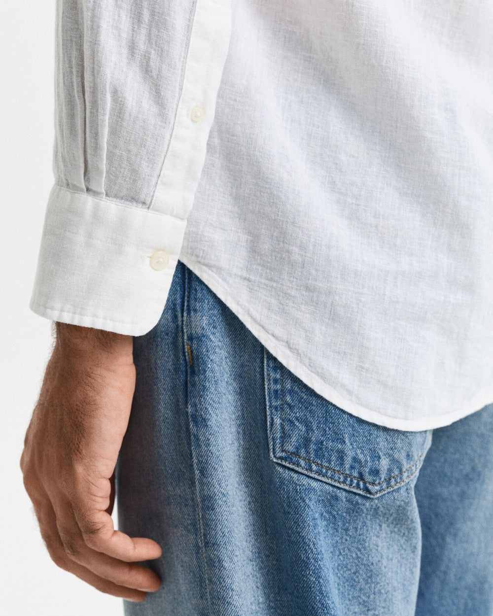 REG COTTON LINEN SHIRT