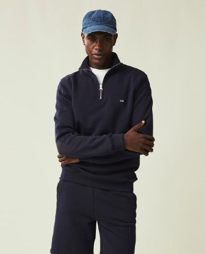 Terrance Organic Cotton Half-Zip Sweatshirt