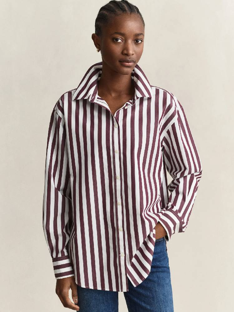 Rel Striped Classic Poplin Shirt